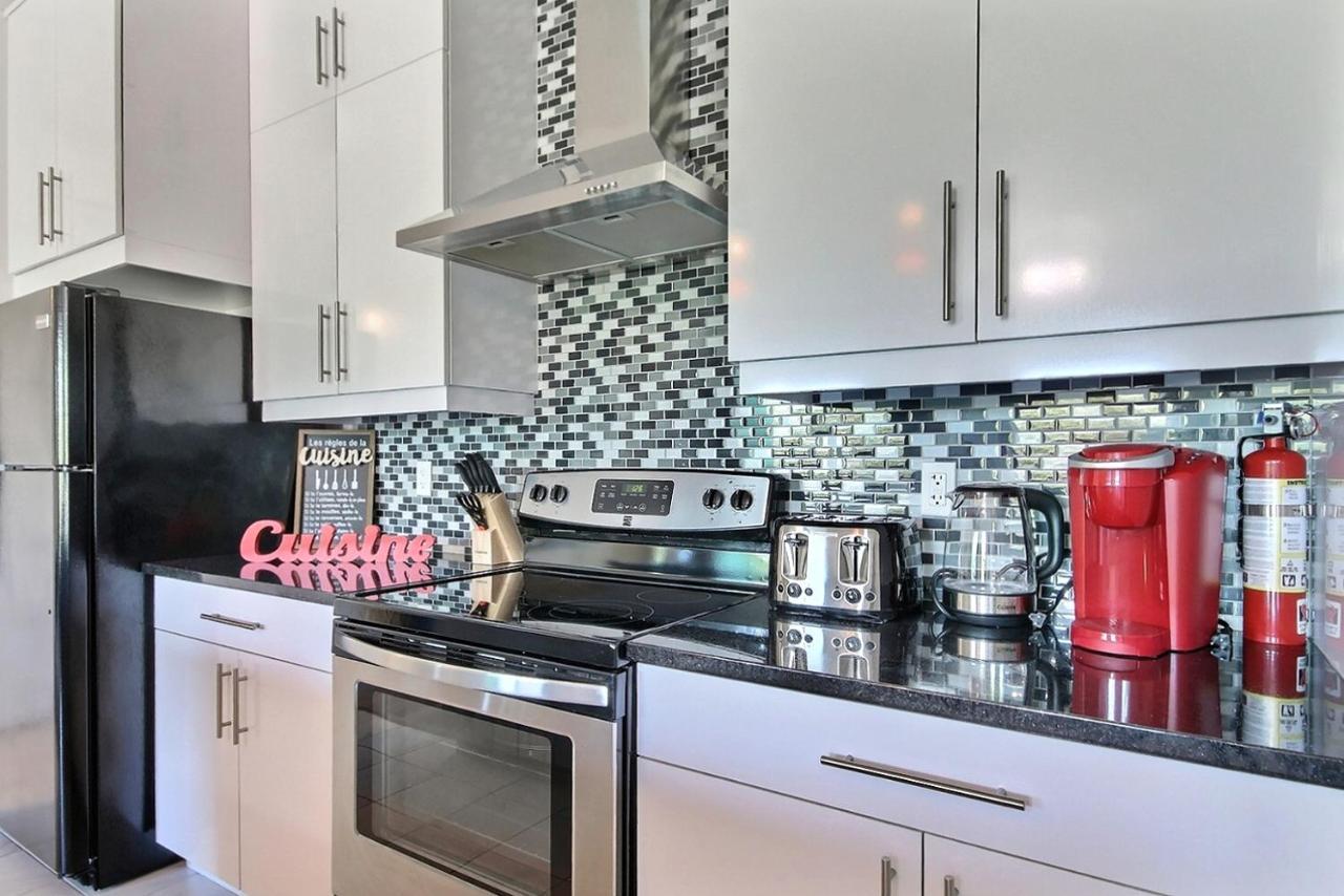 Good Vibes Only -Modern And Spacious 2 Bedroom Condo 4 Beds Free Parking, Gym Quebec City Ngoại thất bức ảnh