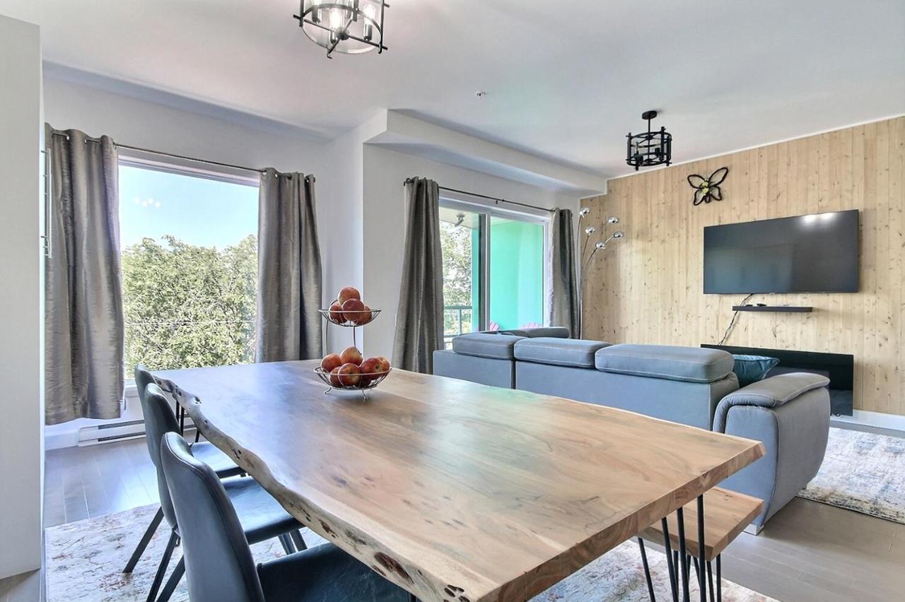 Good Vibes Only -Modern And Spacious 2 Bedroom Condo 4 Beds Free Parking, Gym Quebec City Ngoại thất bức ảnh